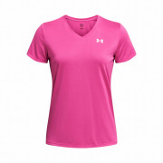 Maglietta sportiva da donna Under Armour Tech SSV - Solid rosa RebelPink/White