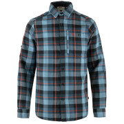 Camicia da uomo Fjällräven Fjällglim Shirt M blu/azzurro Indigo Blue-Dawn Blue