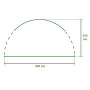 Parete laterale Coleman FastPitch Shelter Sun D XL