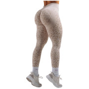 Leggings da donna Nebbia Push-Up Compression Leopard Leggings Primal beige CREAM LEOPARD