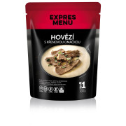 Pasto pronto Expres menu Fetta di manzo con salsa al rafano