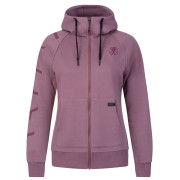 Felpa da donna Rafiki Nuria Zip viola grape shake