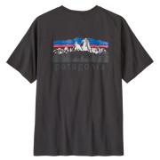 Maglietta da uomo Patagonia M's Fitz Roy Foothills T-Shirt nero Ink Black