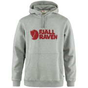 Felpa da uomo Fjällräven Fjällräven Logo Hoodie M grigio Grey-Melange