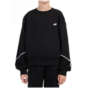 Felpa da bambino 4F Sweatshirt F2696 Deep Black nero Deep Black