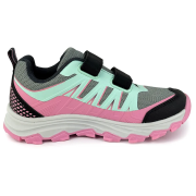 Scarpe per bambini con velcro Bugga Tara Gray rosa/grigio šedá