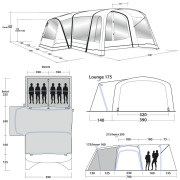 Tenda gonfiabile Outwell Pinedale 6PA