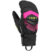 Guanti da sci Leki WCR Core TR Mitt nero/rosa black-neonpink-neonyellow