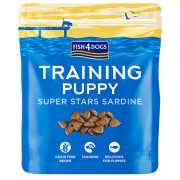 Snack per cani Fish4Dogs Training Puppy Superstars Sardine 150g