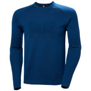 Maglietta funzionale da uomo Helly Hansen Lifa Merino Knitevo Crew blu 507 Dark Blue