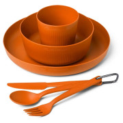 Set da pranzo Sea to Summit Camp Dinnerware Set - 6 pcs arancione Burnt Orange