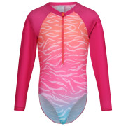 Costume da bagno per bambini Regatta Kids L/S SwimSuit rosa Flamingo Pink/Satsuma Ombre