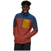 Felpa funzionale da uomo Cotopaxi M'S Abrazo Fleece Half-Zip Jacket beige/blu Deep Sea and Nutmeg