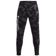 Pantaloni da tuta da uomo Under Armour Rival Terry Novelty Jgr nero Black / Jet Gray / Onyx White