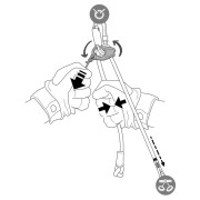 Fascio doppio di sicurezza Petzl Dual Connect Adjust