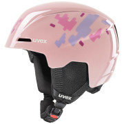 Casco da sci per bambini Uvex Viti rosa pink puzzle