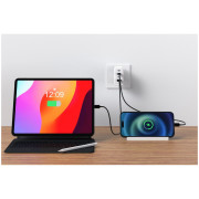 Adattatore Swissten GaN 2X USB-C 100W + 1X USB-C 20W + 1X USB-A 30W