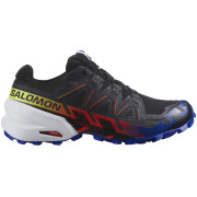 Scarpe da corsa da uomo Salomon Speedcross 6 Gore-Tex Blue Fire nero/blu Black / Surf The Web / Safety Yellow