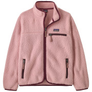 Felpa da bambino Patagonia K's Retro Pile Jacket - Fuzzy Mauve rosa Fuzzy Mauve