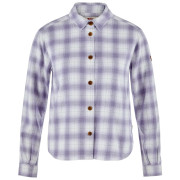 Camicia da donna Fjällräven Övik Boxy Flannel Shirt W bianco/viola Eggshell-Lavender Mist