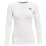 Maglietta sportiva da donna Under Armour HG Authentics Comp LS bianco wht