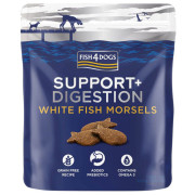 Snack per cani Fish4Dogs Digestion White Fish Morsels 225g