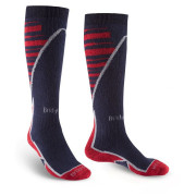 Calzettoni da uomo Bridgedale Ski Midweight+ blu scuro navy/red/042
