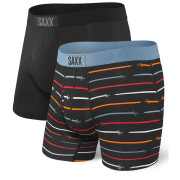 Boxer Saxx Ultra Boxer Brief Fly 2Pk mix1 Black/Paintroller