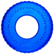 Giocattolo per cane Nerf Dog Translucent TPR Tire Flyer 25 cm blu modrá
