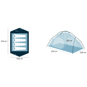Tenda da trekking Warg Midi 4