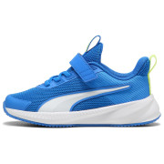 Scarpe da bambino Puma Flyer 4 AC+ PS Racing Blue-Lime Squeeze-