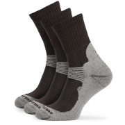 Calze Zulu Merino Men 3 pack grigio/marrone