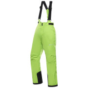 Pantaloni da sci per bambini Alpine Pro Lermono verde lime green