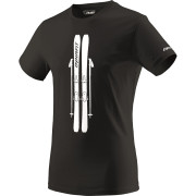 Maglietta da uomo Dynafit Graphic Co M S/S Tee nero/bianco black out/SKIS
