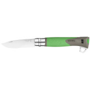 Coltello Opinel VRI N°12 Inox Explore s odstraňovačem klíšťat verde