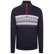 Maglione da uomo Dale of Norway Moritz Masc Basic Sweater blu/bianco Navy White Raspberry