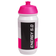 Bottiglia da ciclismo Just One Energy 5.0 500 ml bianco/rosa