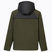Felpa da bambino Regatta Munro Hybrid Jacket DarkKhak/Blk