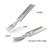 Posate GoSun Flatware posate da viaggio pieghevoli