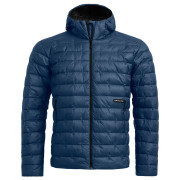 Piumino da uomo Ortovox Downwool 180 Hooded Jacket blu Blue Nunatak