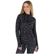 Maglietta sportiva da donna Fundango Yade II Baselayer Top nero/grigio scratch