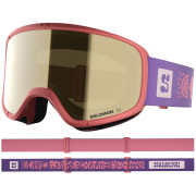 Occhiali da sci per bambini Salomon Rio rosa Sun Kissed Coral