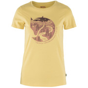 Maglietta da donna Fjällräven Arctic Fox Print T-shirt W giallo Mais Yellow