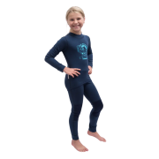 Maglietta sportiva per bambini Sensor Merino DF Planet Deep Blue