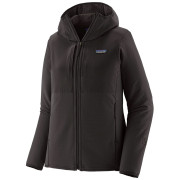 Felpa tecnica da donna Patagonia W's R2 CrossStrata Hoody nero Black