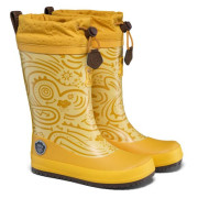 Stivali da pioggia per bambini Affenzahn Rainboot Vegan Puddly Tiger giallo Tiger