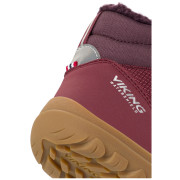 Stivali invernali per bambini Viking Outdoor Footwear Rowan Barefoot Warm WP 2V Wine