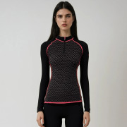 Maglietta sportiva da donna Zulu Merino 240 Zip Long