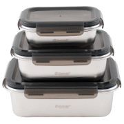 Scatola per alimenti Outwell Camper Food Box Set grigio