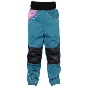 Pantaloni softshell per bambini WAMU Jednorožci blu